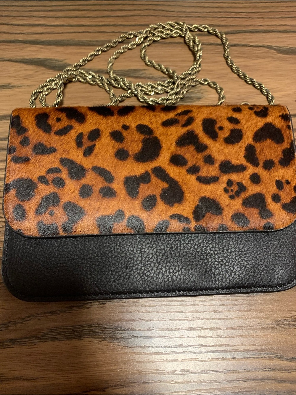 Cabi The Beast Crossbody/Belt Bag Leopard Calf Hair